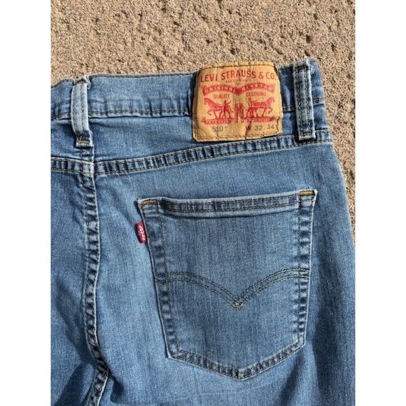 Levi's 510 Jeans Womens Light‎ Wash Denim Blue Size 32W 34L - Picture 5 of 5